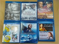 6 Assorted Blu-Rays Group D