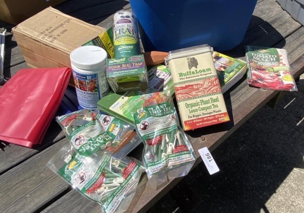 Tote Full of Garden Items