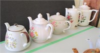 5 Decorative Coffee & Teapots