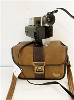 Vintage Kodak camera and case