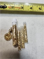 5 vials of 24k gold foils