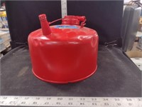 Vintage Red Metal Fuel Can