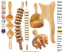 JOYLETUS 6 in 1 Wood Therapy Massage Tools