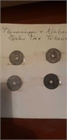 Vintage sales tax tokens