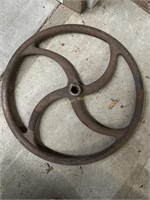 Flywheel from a hand corn sheller