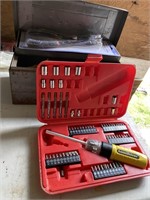 Tool Box with Assorted Screwdrivers and