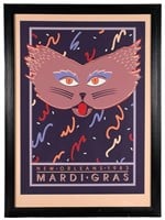 1983 New Orleans Mardi Gras Poster by St Germaine