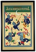 1982 New Orleans Jazz & Heritage Festival Poster