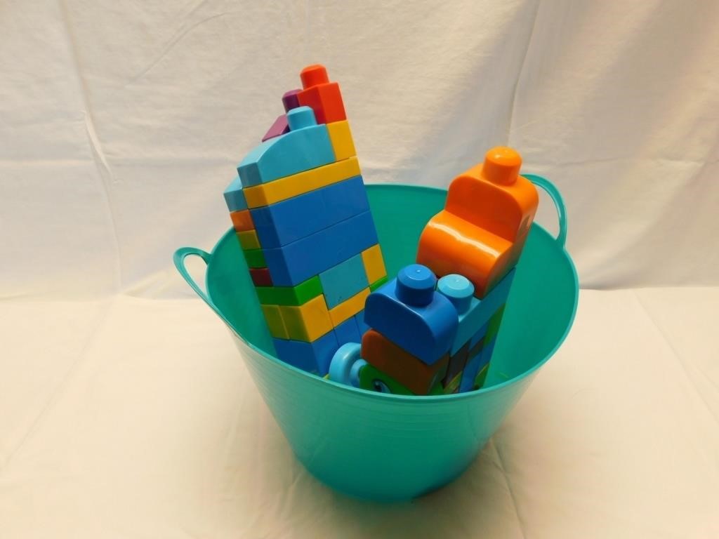 More Mega Bloks with blue container