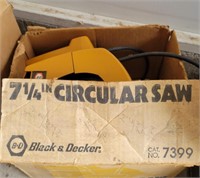 Black and Decker circular saw.