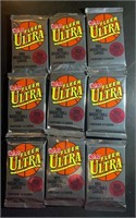 (9) Sealed 1992-93 Fleer Ultra Card Packs