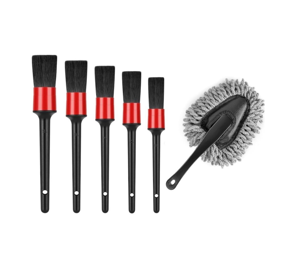 6 Pcs Fitosy Car Detailing Brush Set