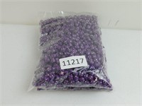 10mm Bling Beads - 2 Huge Bags - Deep Purple
