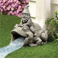 Gnomes Gutter Guardian Downspout Extension Statue