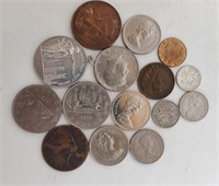 ASSORTED COINS & TOKENS