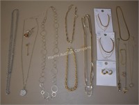 (C) Lot of Various Costume Jewelry