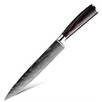 8"Slicing Knife, 4cr13 Stainless steel, Pakkawoods