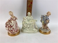 Holland Mold Colonial Ceramic Sculptures (2) &