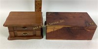 Wooden Jewelry Box and decorative wooden box (2)