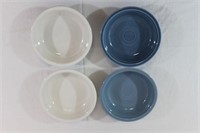 Fiesta Tableware Blue & White Bowls