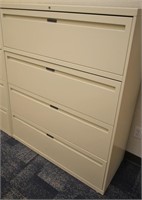 HON 36" - 4 DRAWER LATERAL FILE