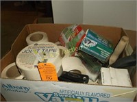 Box of drywall supplies