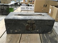 Antique Wood Tackle Box