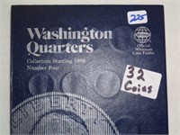 32 Washington Quarters Book 1988-1999-D