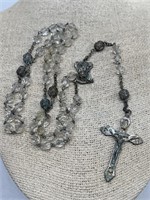 Vintage Crystal Rosary from Rome