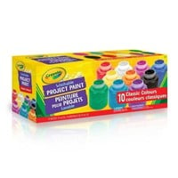 Crayola Washable Project Paint - 10 Pack