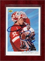 TIM CHEVELDAE 92-93 UD AUTOGRAPHED CARD