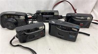 Vintage Point And Shoot Cameras Parts or Repair,