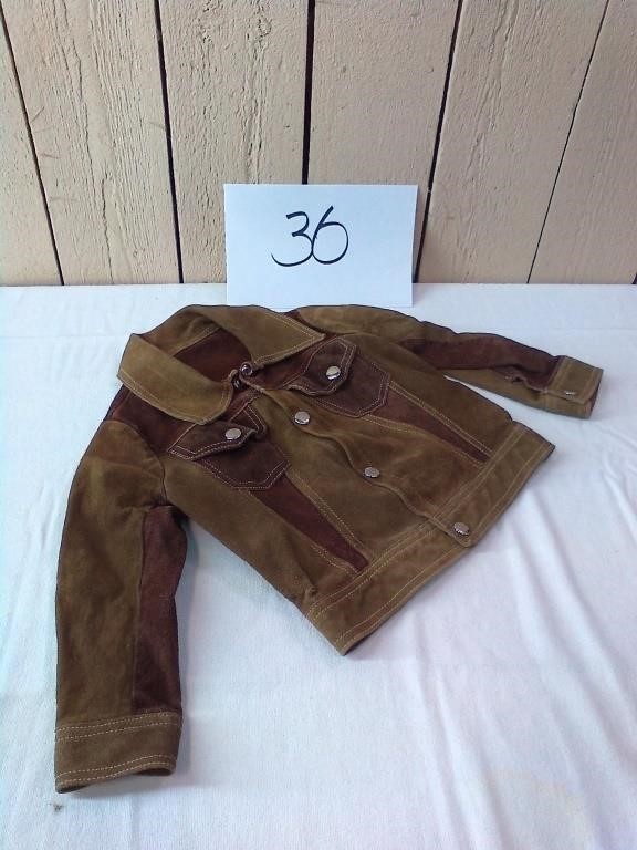 CHILDS SUEDE JACKET