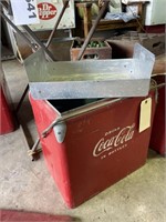 Drink Coca-Cola ice chest with tray
