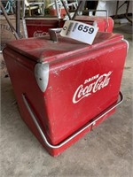 Drink Coca-Cola ice chest with tray