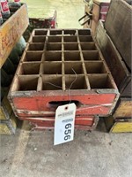 (3) Coca-Cola wooden pop crates