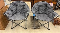 Black Sierra camping chairs