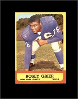 1963 Topps #56 Rosey Grier EX to EX-MT+