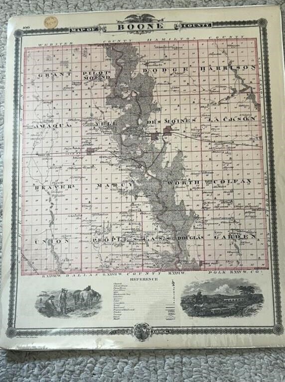 Map of Boone County Iowa 1875?