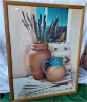 Framed Southwestern Art Print by Nancy Cardlin Mea