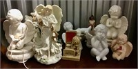 ASSORTED LOT OF ANGEL FIGURINES