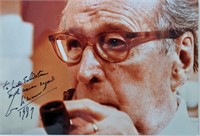 Author Georges Simenon signed photo