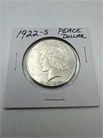 1922-S Peace Silver Dollar