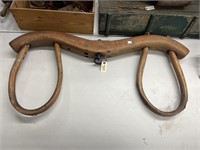Antique Double Handmade Wooden Double Oxen Yoke