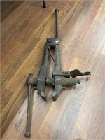 Antique 5" Blacksmith Post Leg Vise
