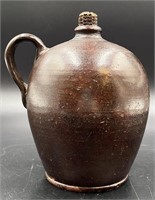 Antique Brown Stoneware Jug