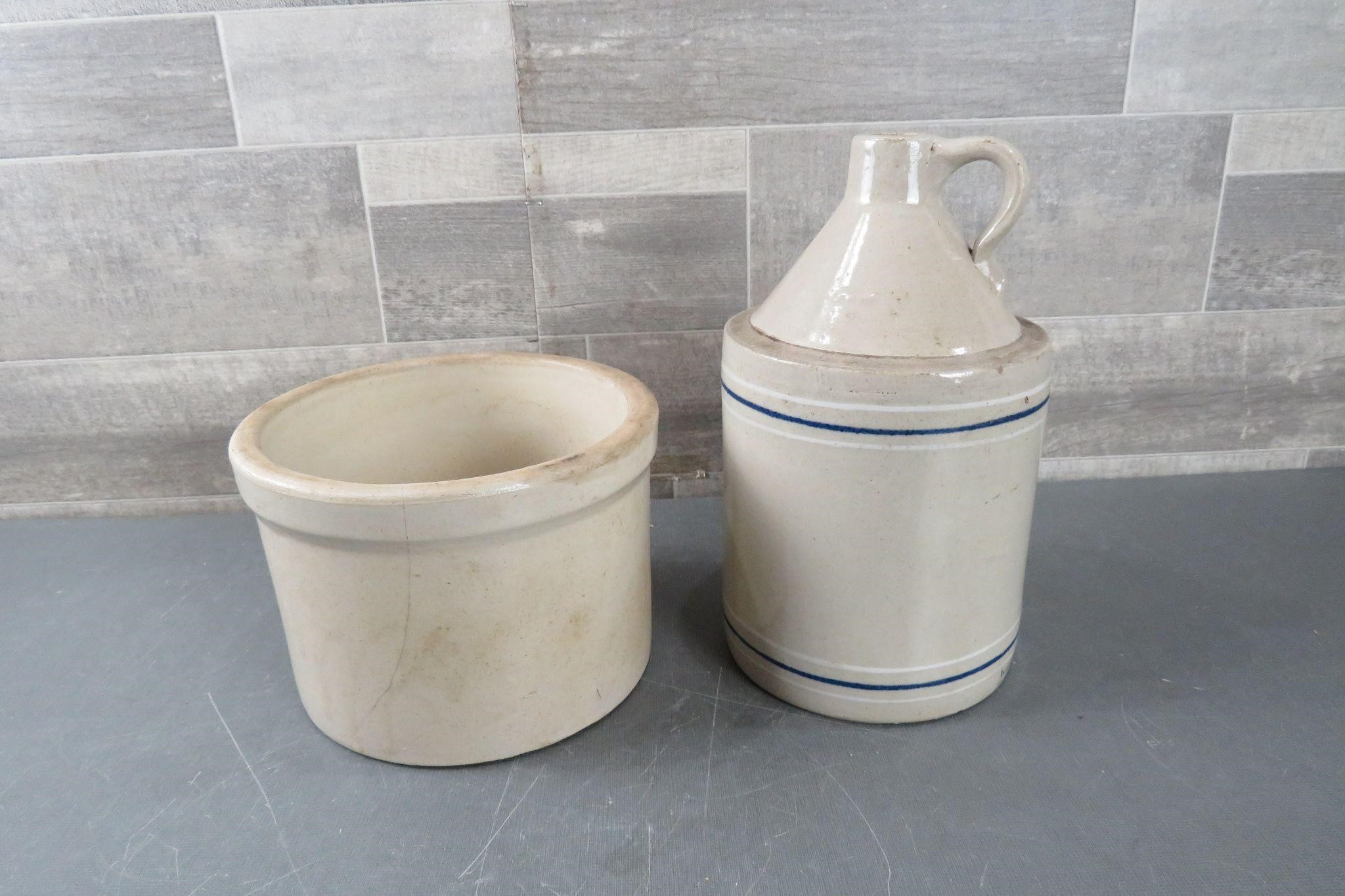 ANTIQUE TORONTO POTTERY CO GALLON JUG