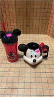 Minnie mouse, mug and cup