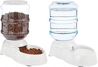 Amazon Basics Automatic Dog Cat Feeder and Water D