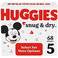 Huggies Snug & Dry Baby Diapers  Size 5 (27+ lbs)
